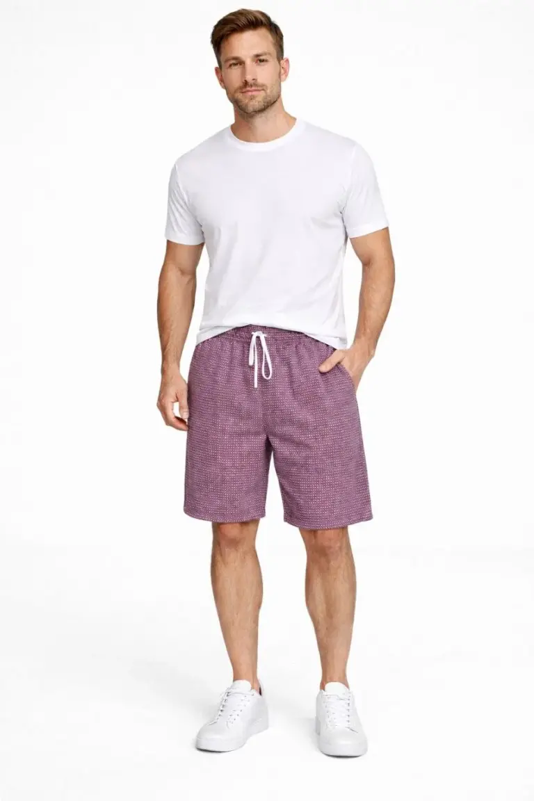 Cepli Yazlık Şort - Gül Kurusu