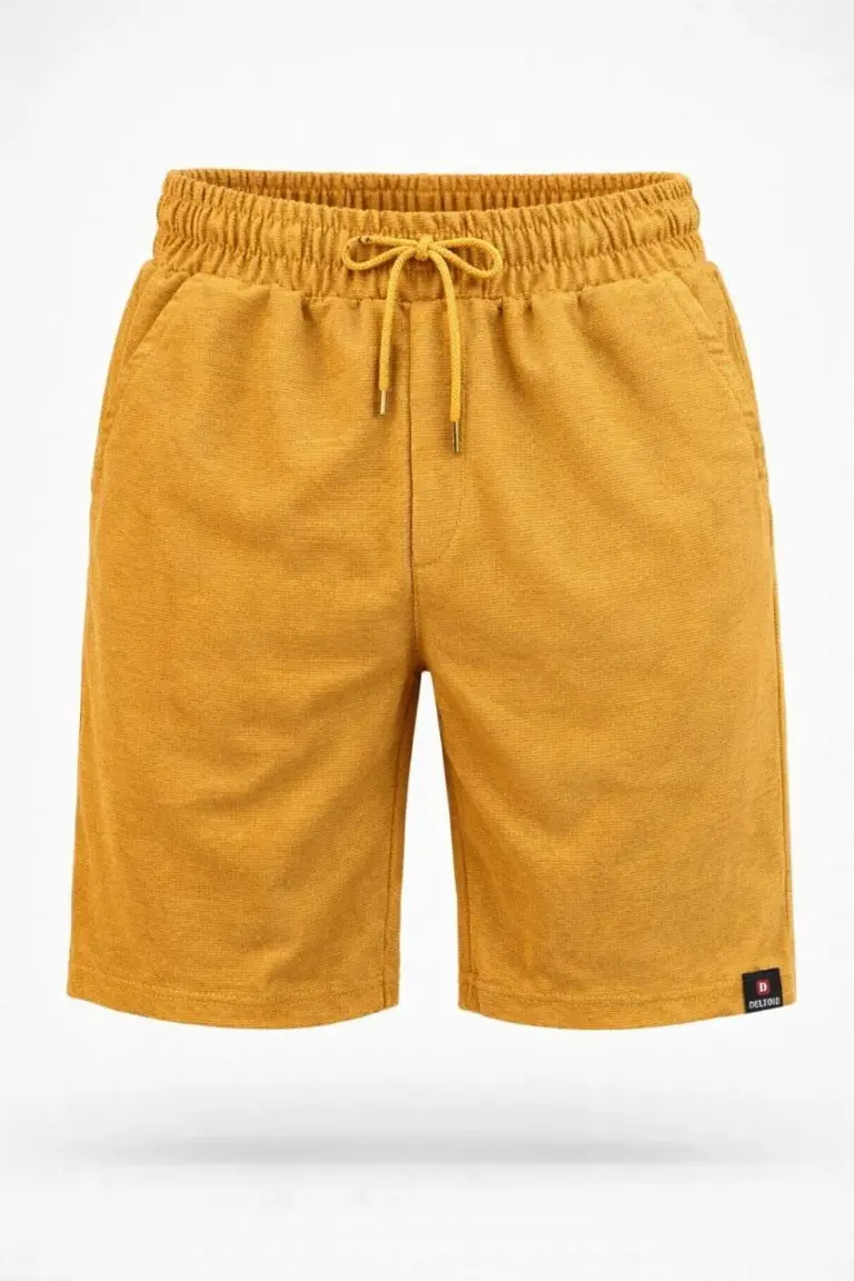 Yazlık Şort - Hardal
