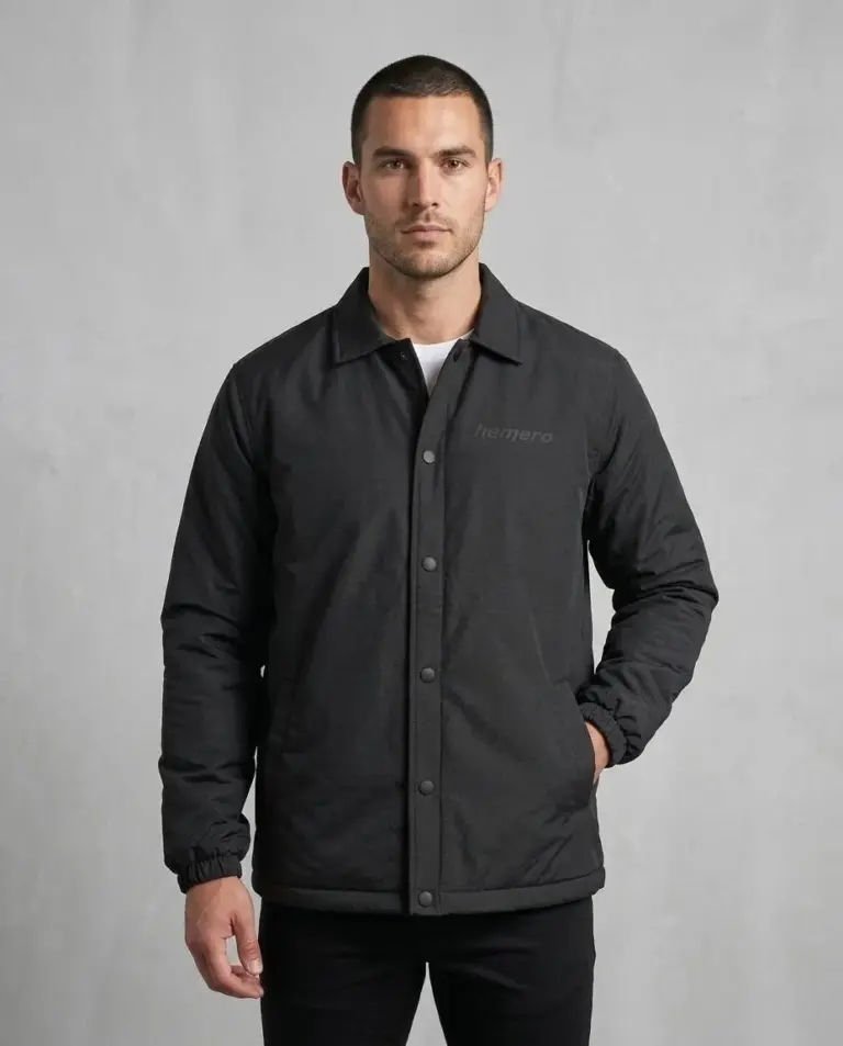 Yağmur İtici İç Astarlı Çıtçıtlı İç Cepli Dış Cepli Mevsimlik Mont - Siyah