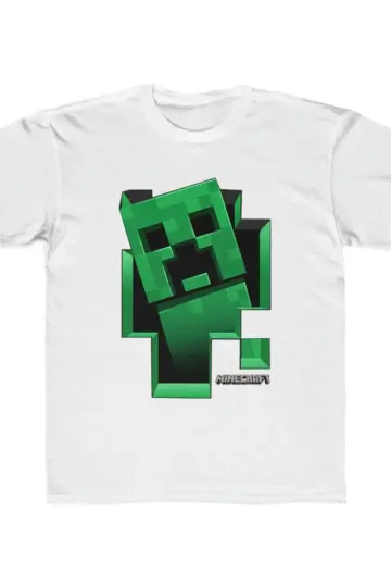 Unisex Baskılı T-Shirt - Beyaz