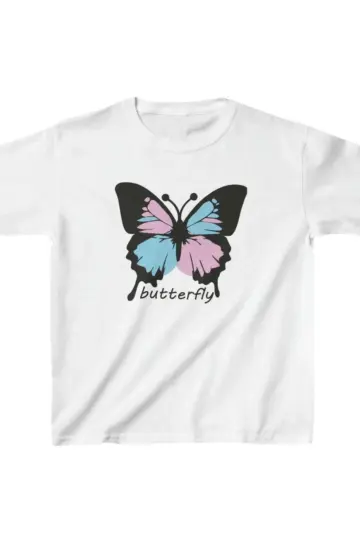 Unisex Baskılı T-Shirt - Beyaz