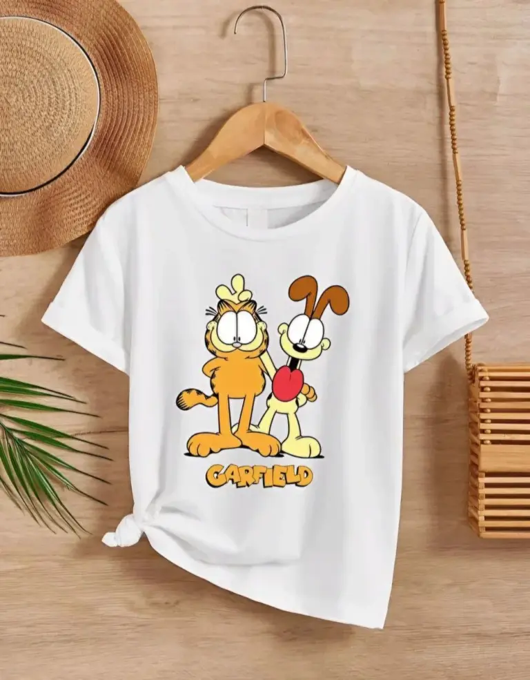 Unisex Baskılı T-Shirt - Beyaz