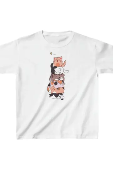 Unisex Baskılı T-Shirt - Beyaz