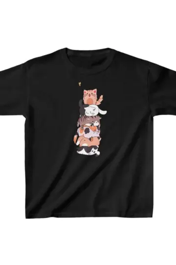 Unisex Baskılı T-Shirt - Siyah