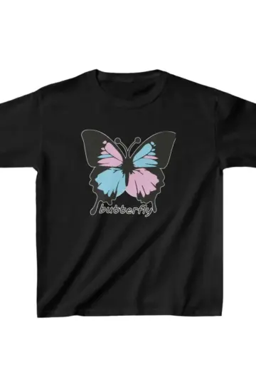 Unisex Baskılı T-Shirt - Siyah