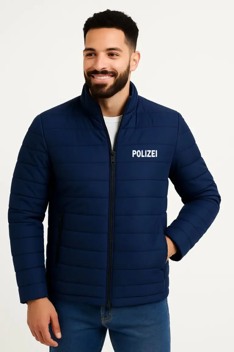 Mikro Su İtici Kapitone Baskılı Astarlı Fermuarlı Bomber Mont - Lacivert