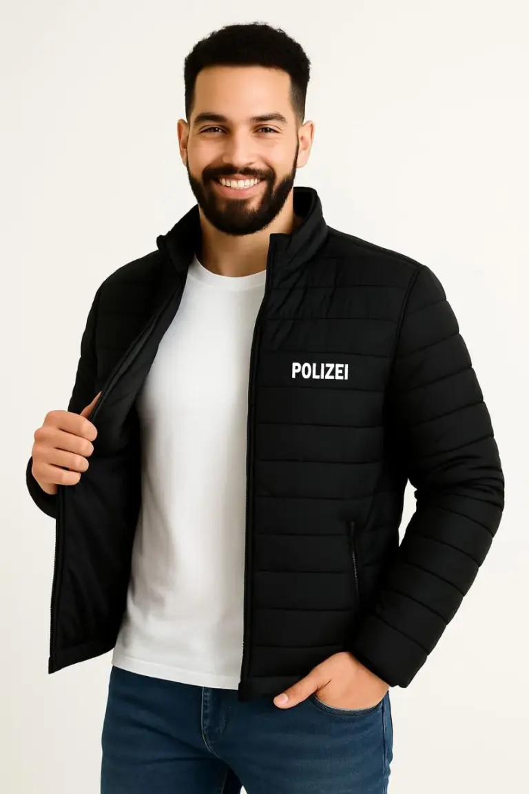 Mikro Su İtici Kapitone Baskılı Astarlı Fermuarlı Bomber Mont - Siyah