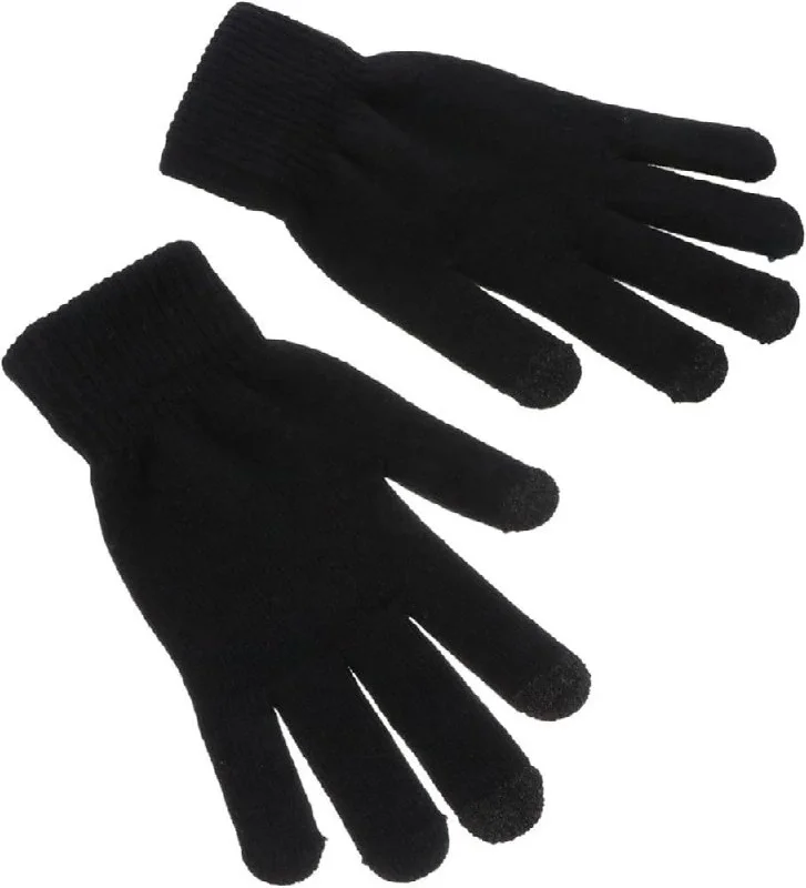 Triko Dokuma Eldiven - Siyah