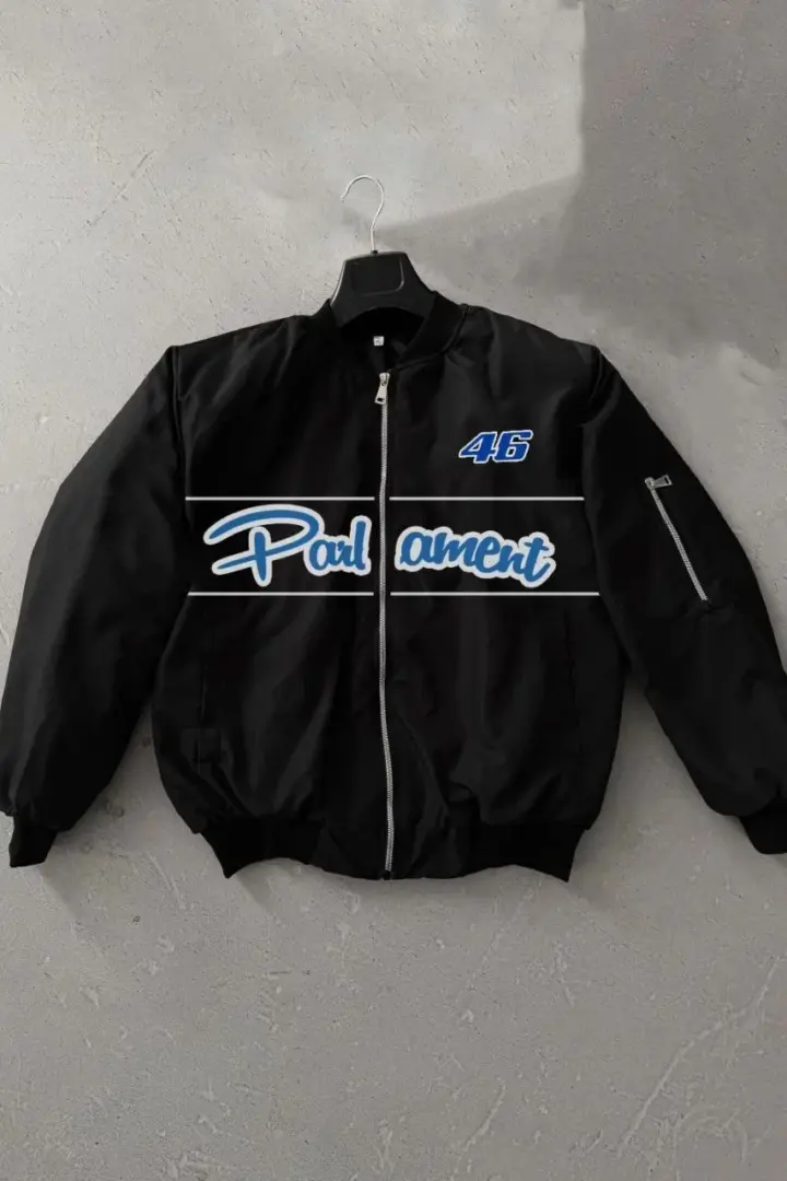 Siyah Parliament Bomber Mont – 46 Numara Detaylı