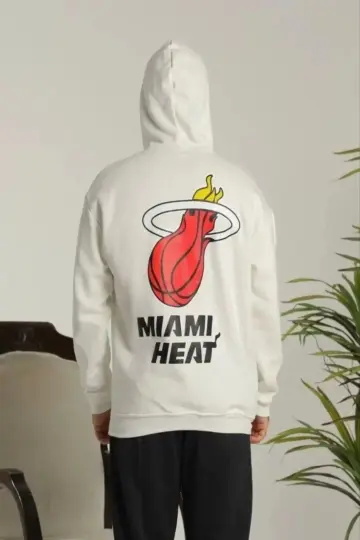 3 İplik Pamuklu Kapüşonlu Baskılı Cepli Oversize Sweatshirt Hoodie - Beyaz